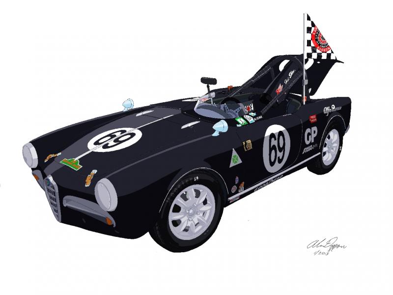 SCCA G Prod Alfa Romeo Giulietta Spider